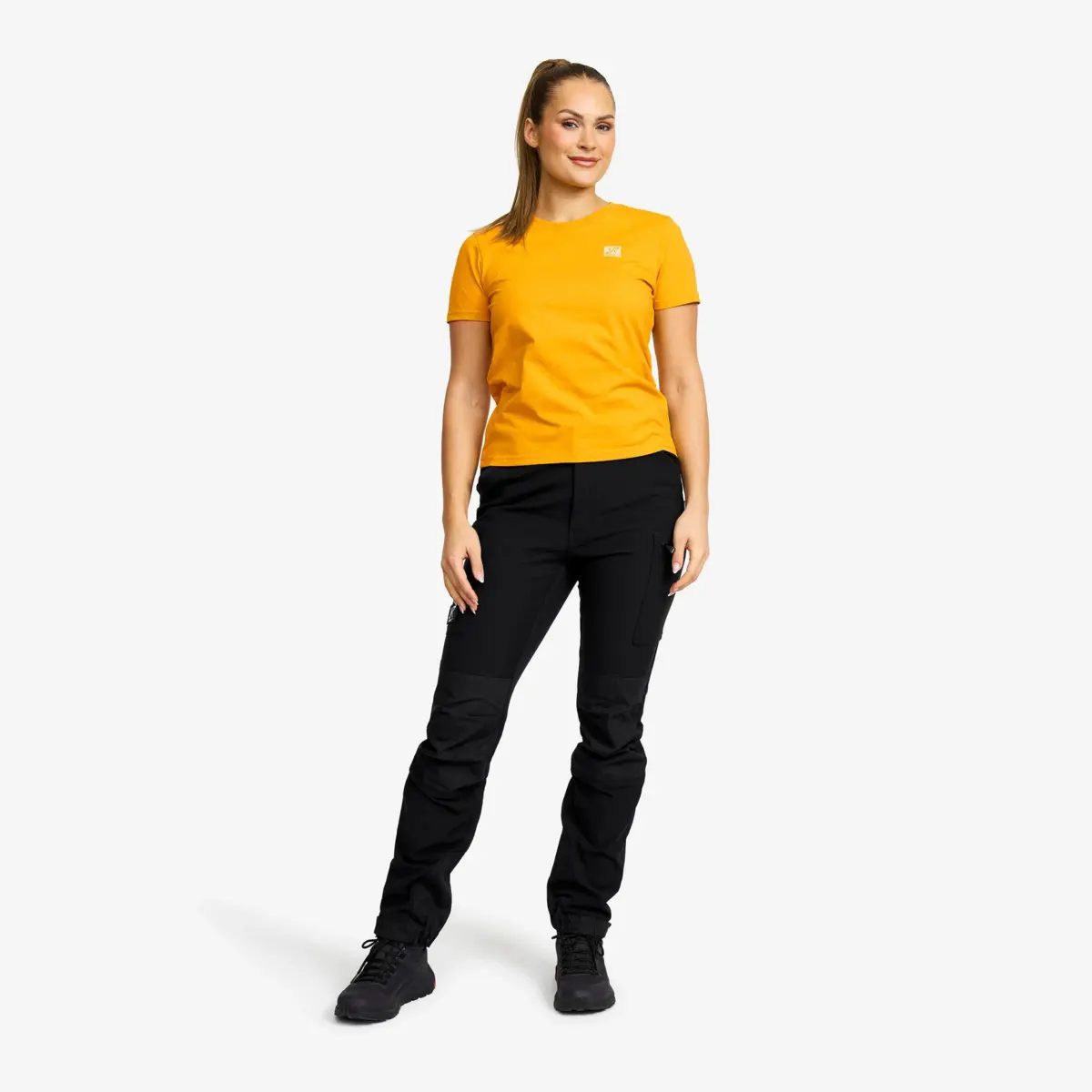 Easy Slim Fit T-shirt  Dam Guldgul