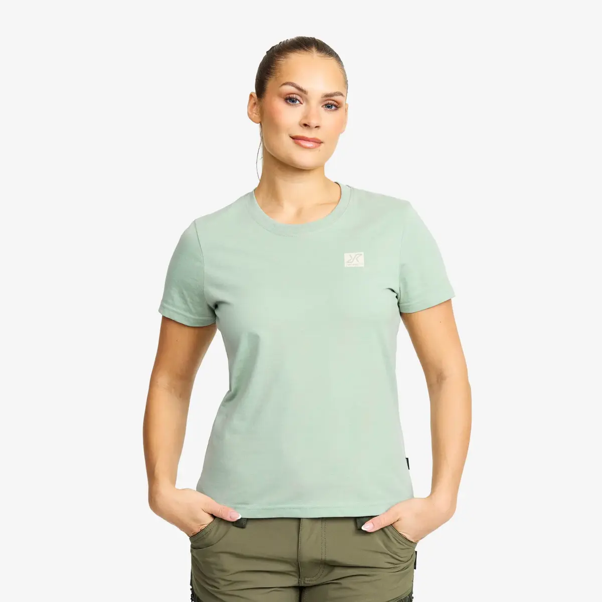 Easy Slim Fit T-shirt  Dam Iceberg Green