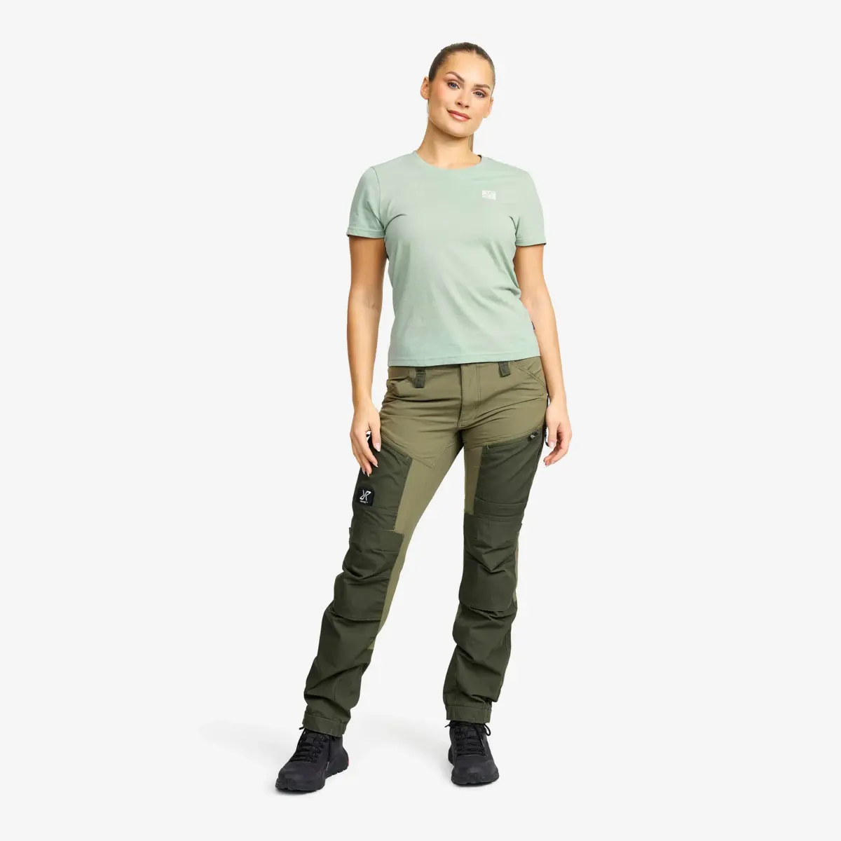 Easy Slim Fit T-shirt  Dam Iceberg Green