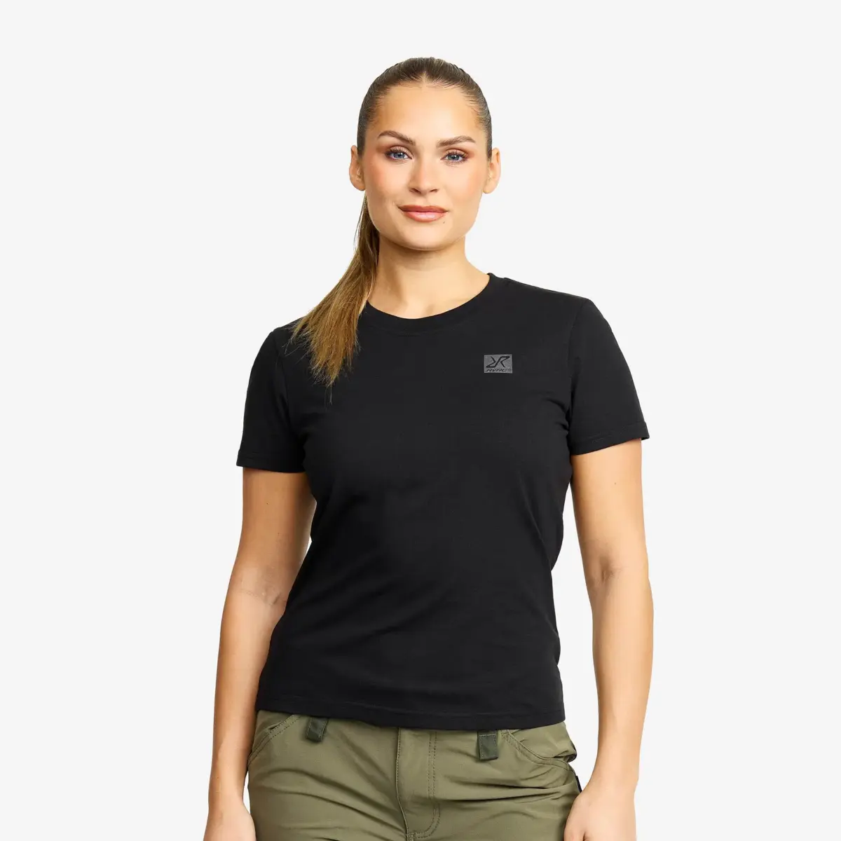 Easy Slim Fit T-shirt Women Black Easy Slim Fit T-shirt Women Black