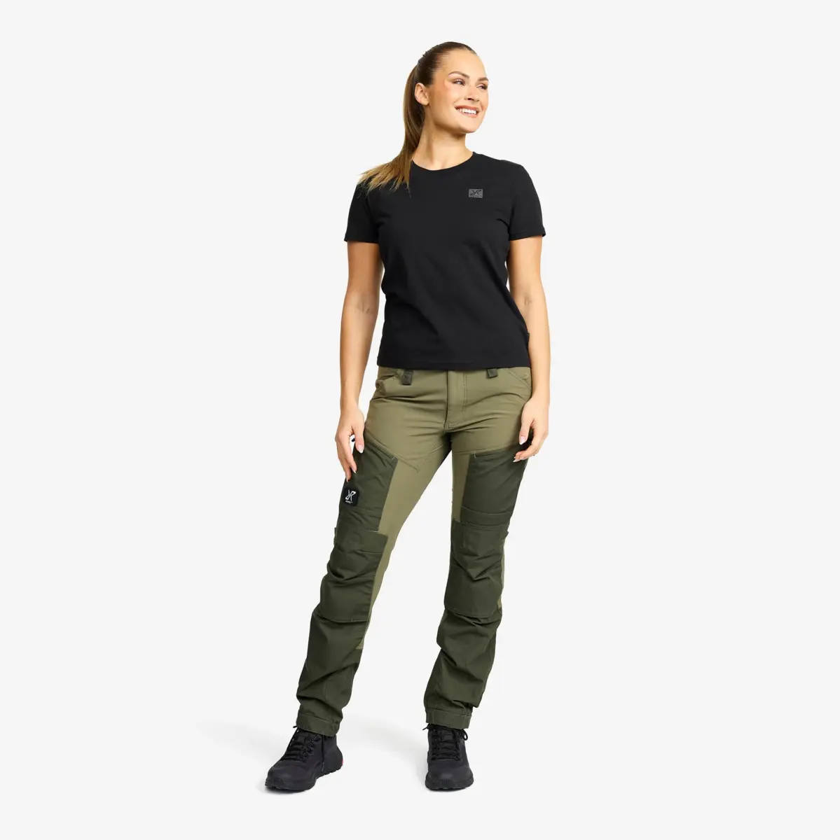 Easy Slim Fit T-shirt Women Black Easy Slim Fit T-shirt Women Black