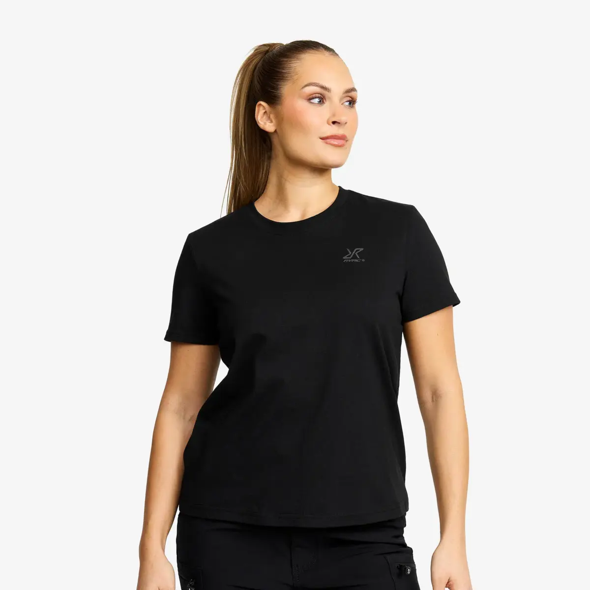Easy T-shirt  Dam Svart
