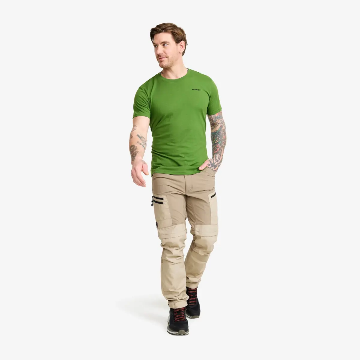 Easy T-shirt Slim Fit Men Cactus Green