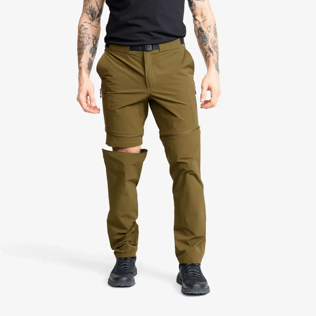 Elevate Hiking Zip-off Pants Men Dark Olive