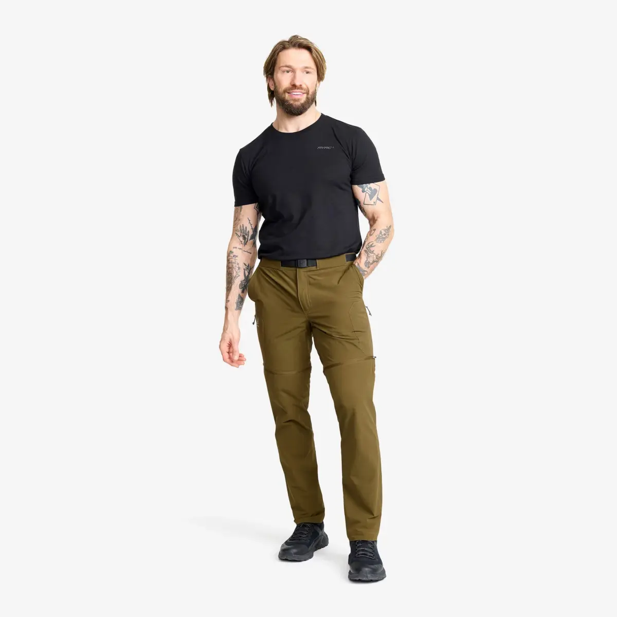 Elevate Hiking Zip-off Pants Men Dark Olive