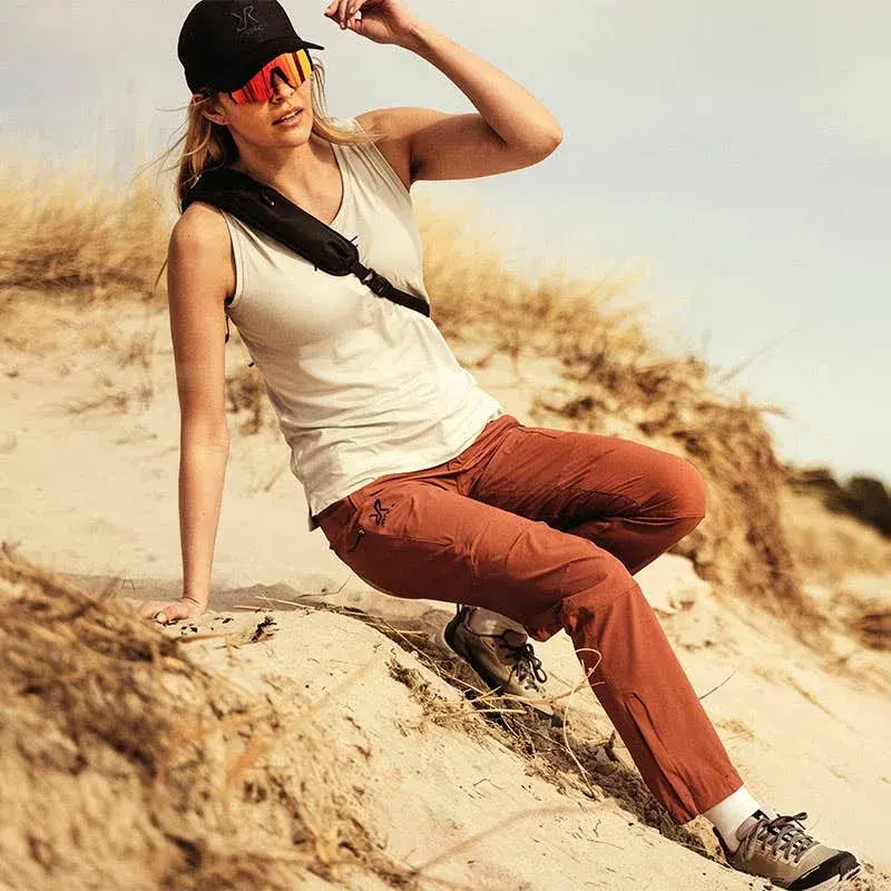 Elevate Pro vandringsbyxor för damer, rosa mahogny