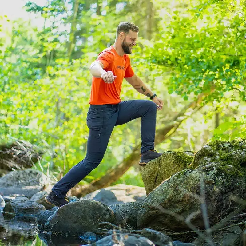 Elevate Pro vandringsbyxor för män, blåbär