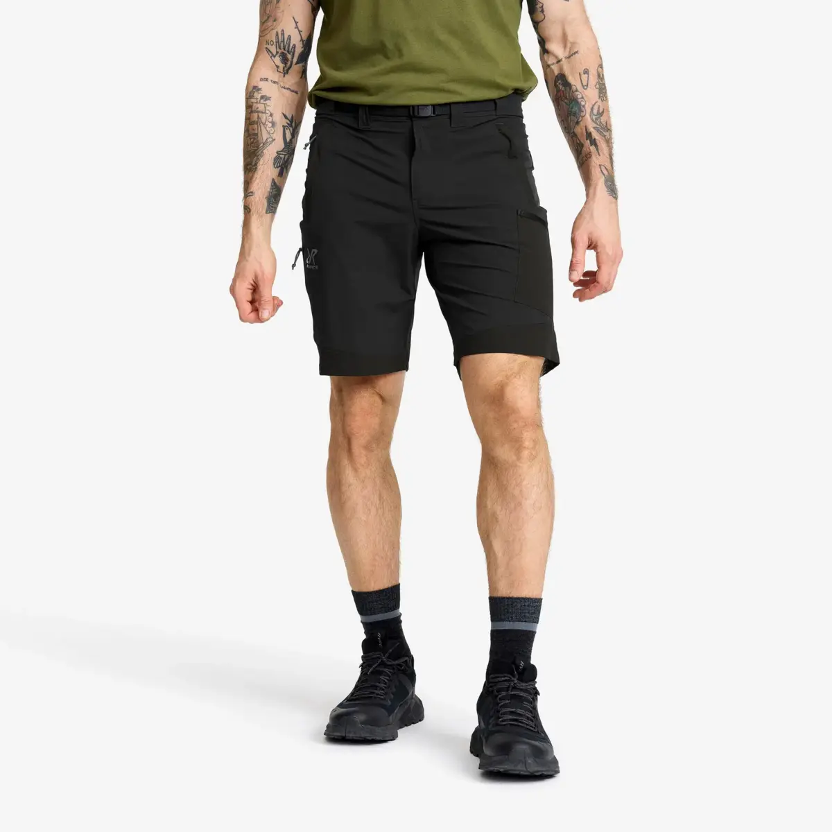 Elevate Pro vandringsshorts för män, svarta
