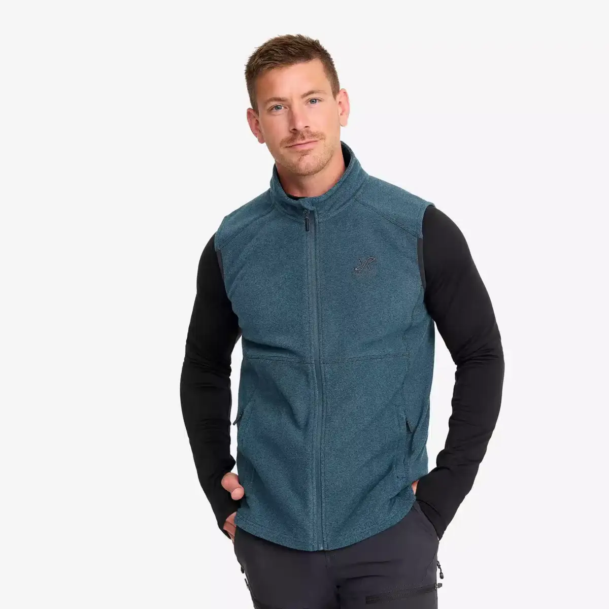 Essential Fleece Vest Men Moonlit Ocean