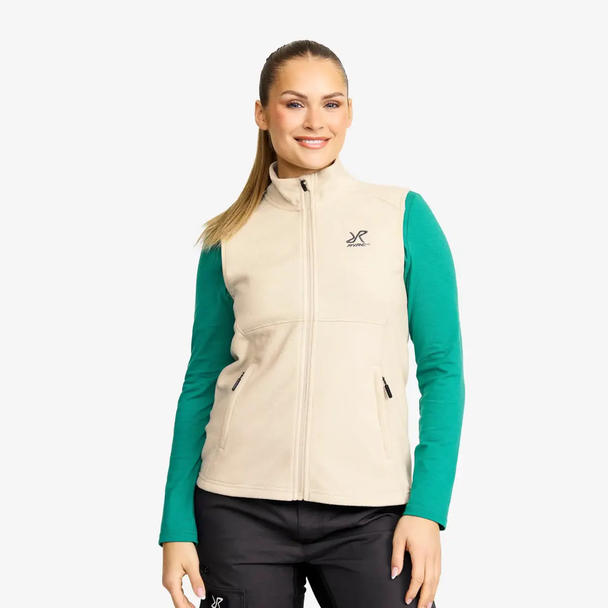 Essential Fleece Vest Women Peyote