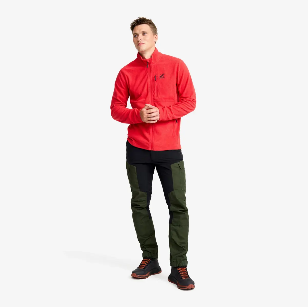 Essential Full-zip Fleece Men Salsa