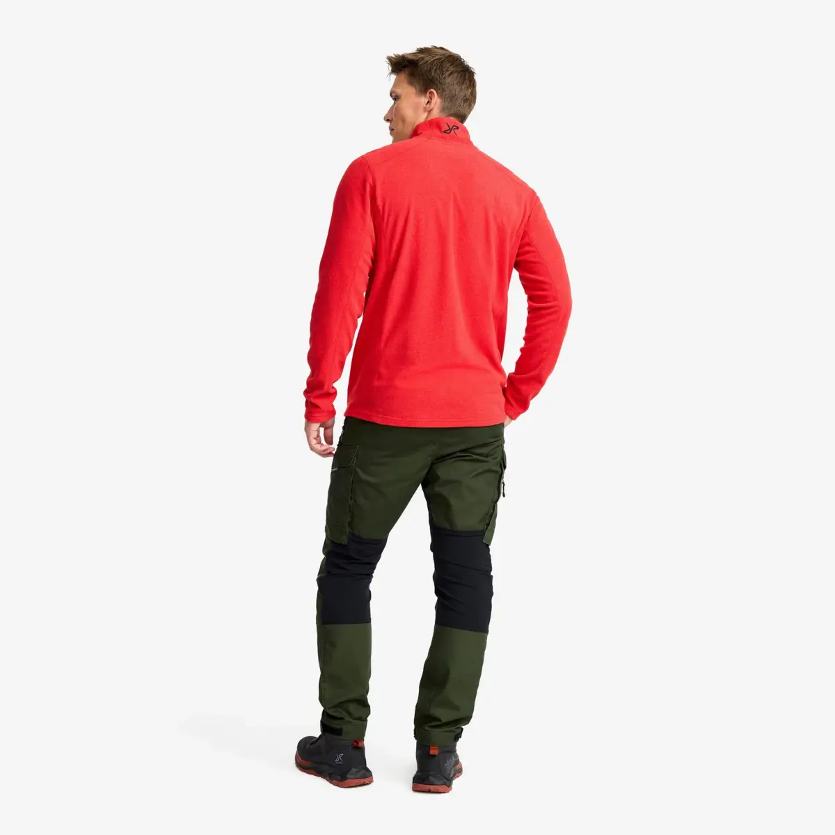 Essential Full-zip Fleece Men Salsa Essential Full-zip Fleece Men Salsa