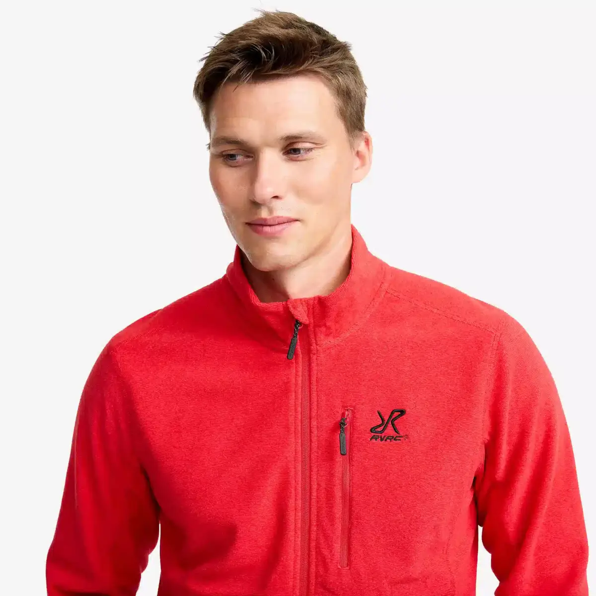 Essential Full-zip Fleece Men Salsa Essential Full-zip Fleece Men Salsa
