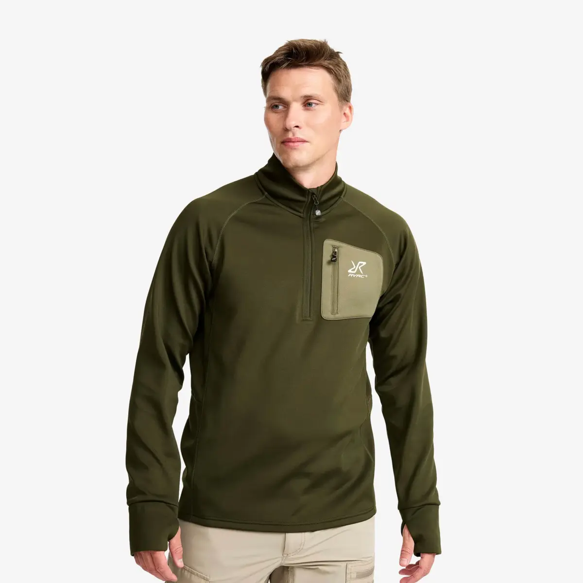 Evolution Half-zip Stretch Fleece Men Forest Night Evolution Half-zip Stretch Fleece Men Forest Night