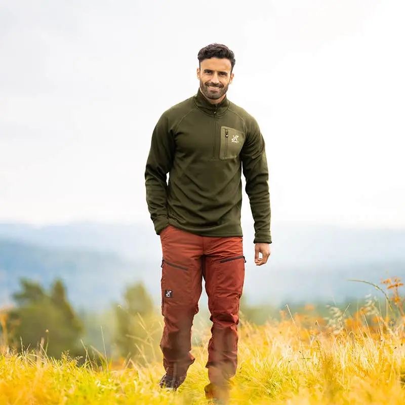 Evolution Half-zip Stretch Fleece Men Forest Night Evolution Half-zip Stretch Fleece Men Forest Night