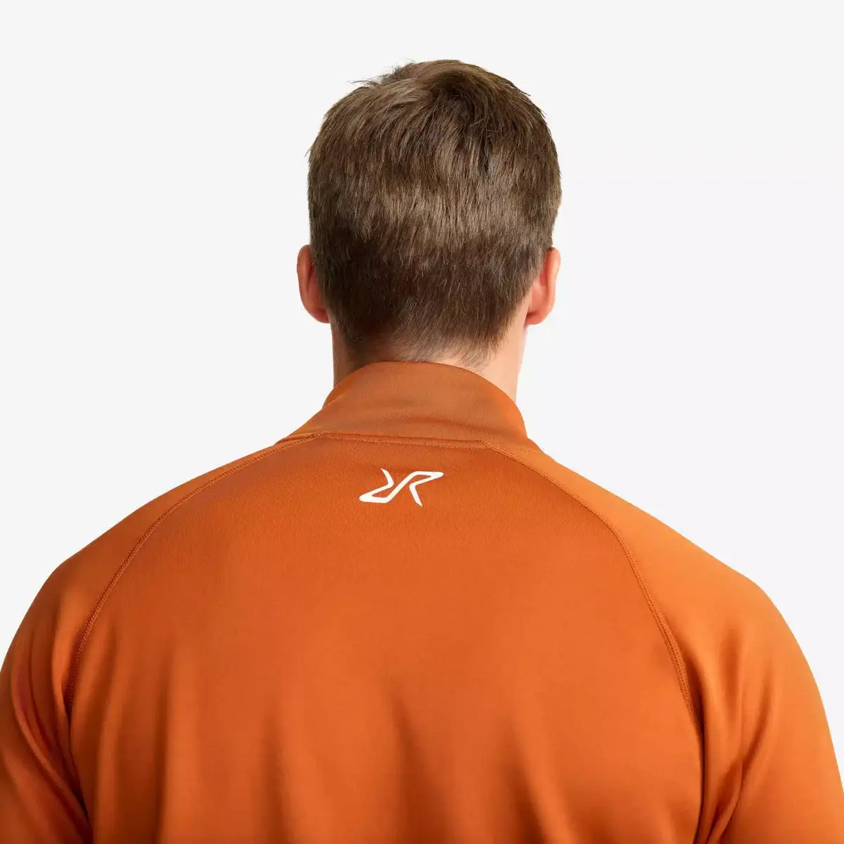 Evolution Half-zip Stretch Fleece Men Terracotta Brown Evolution Half-zip Stretch Fleece Men Terracotta Brown