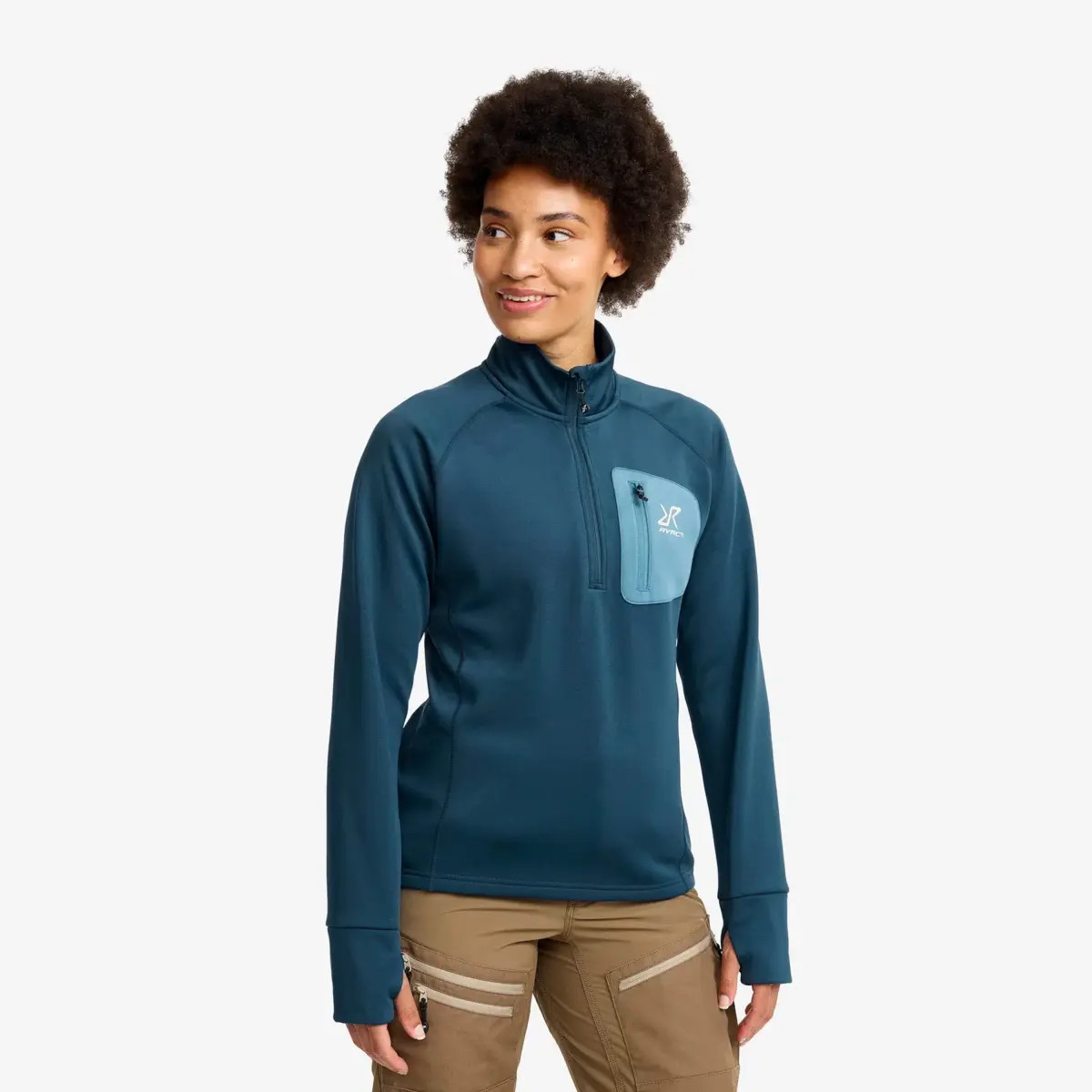 Evolution Half-zip Stretch Fleece Women Moonlit Ocean