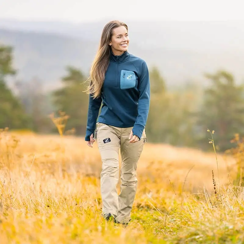 Evolution Half-zip Stretch Fleece Women Moonlit Ocean