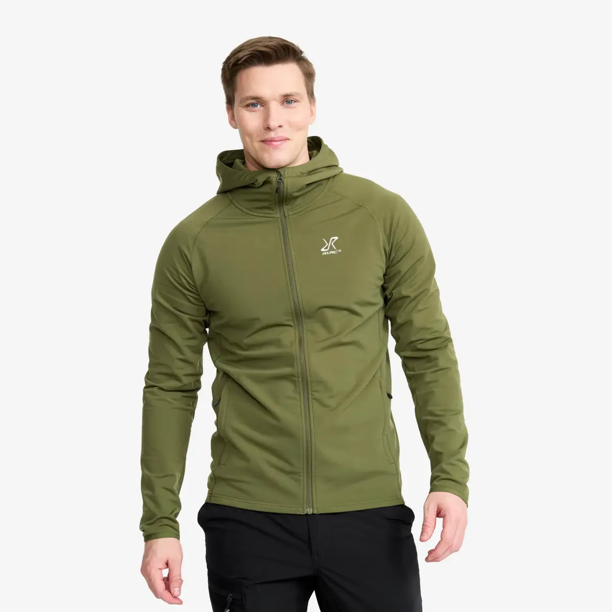 Evolution Light Stretch Fleece Hoodie Men Cypress