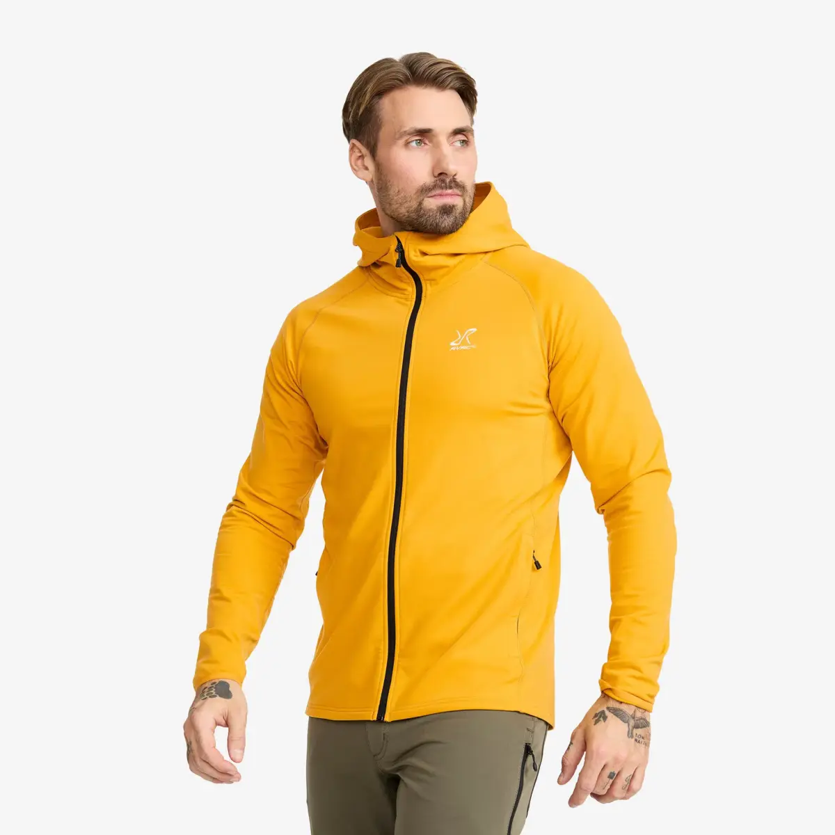 Evolution Light Stretch Fleece Hoodie Men Nugget Gold Evolution Light Stretch Fleece Hoodie Men Nugget Gold