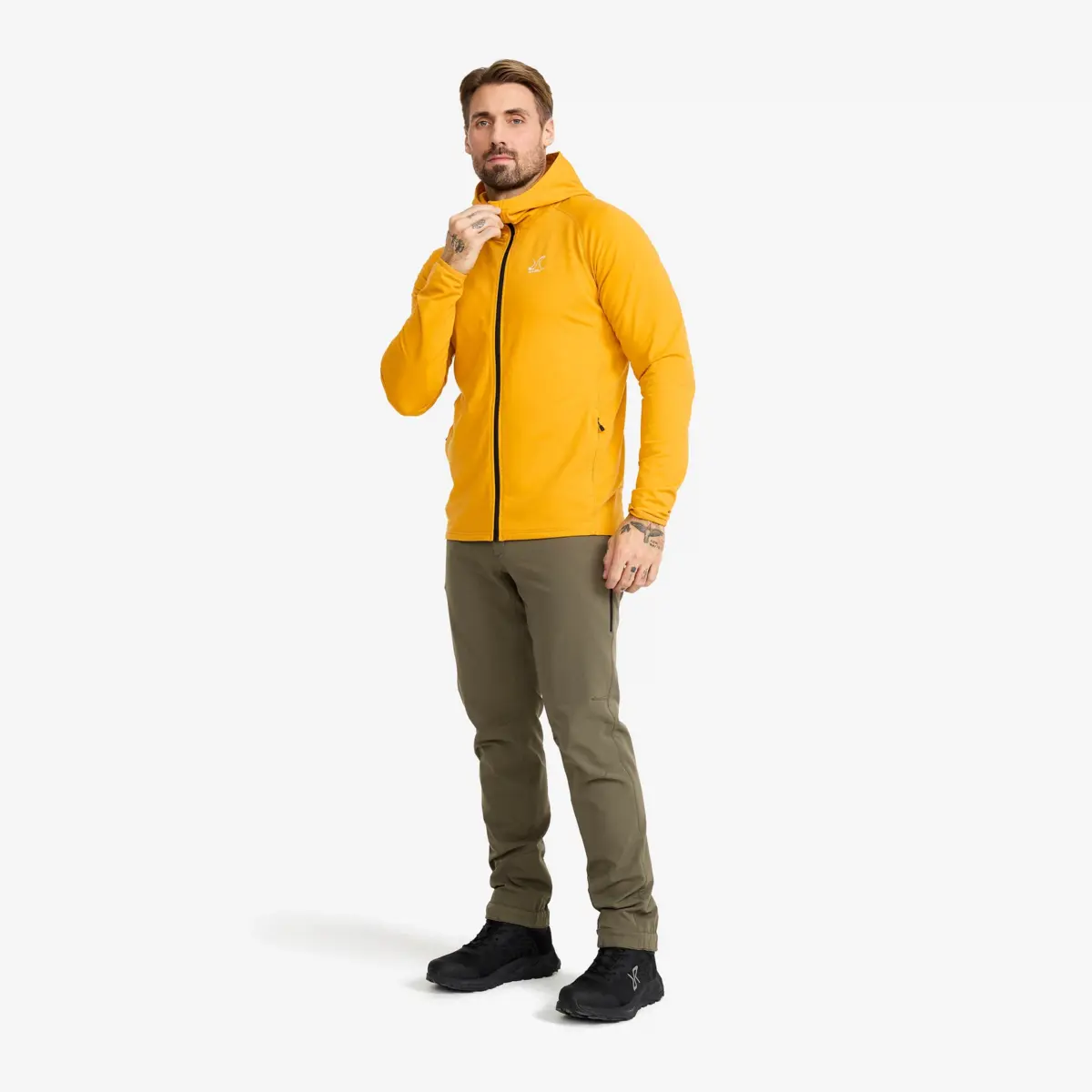 Evolution Light Stretch Fleece Hoodie Men Nugget Gold Evolution Light Stretch Fleece Hoodie Men Nugget Gold