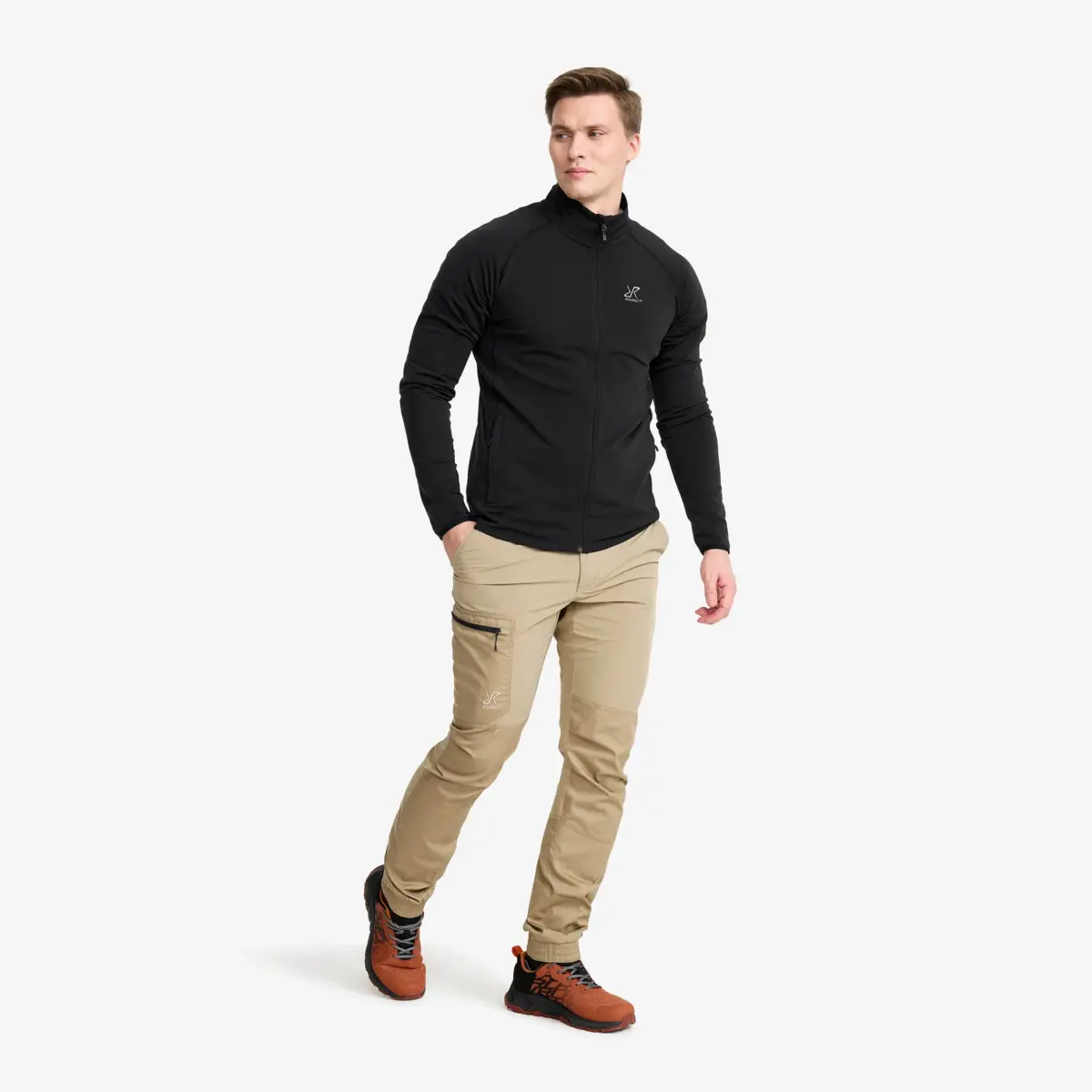 Evolution Light Stretch Fleece Men Black