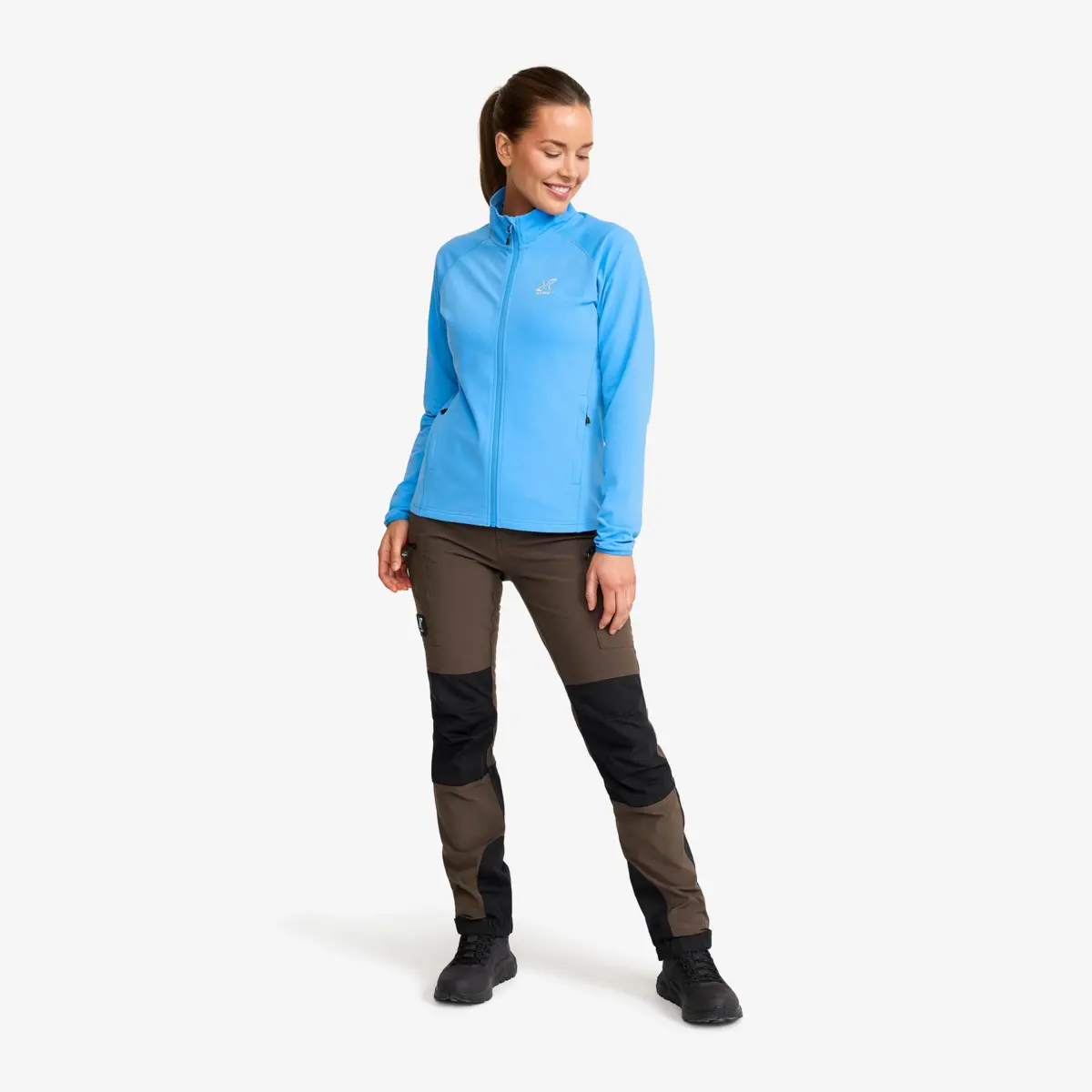 Evolution Light Stretch Fleece Women Azure Blue