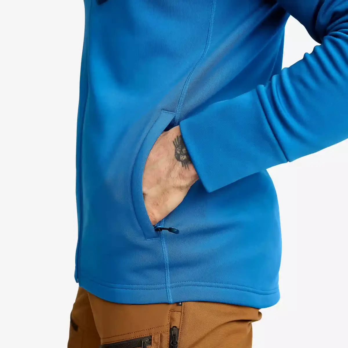 Evolution Stretch Fleece Hoodie Men Classic Blue Evolution Stretch Fleece Hoodie Men Classic Blue