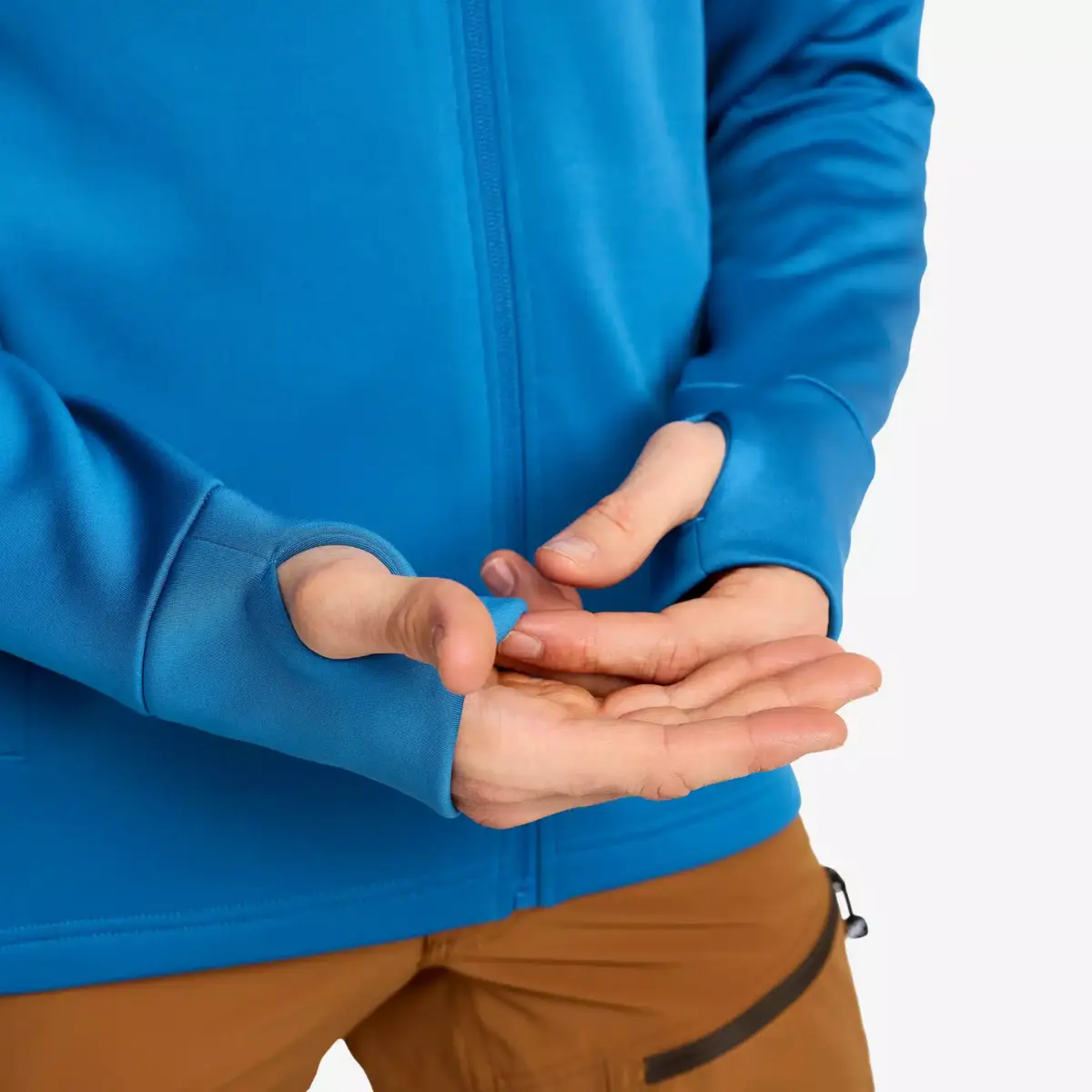 Evolution Stretch Fleece Hoodie Men Classic Blue Evolution Stretch Fleece Hoodie Men Classic Blue