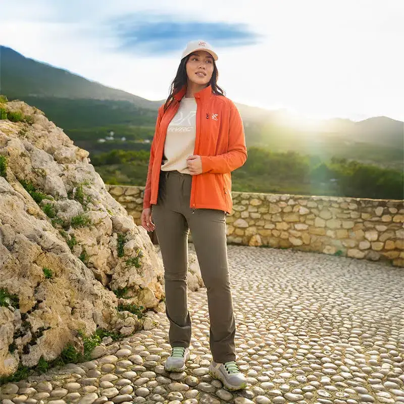 Exciter Stretch Jacket Women Mecca Orange