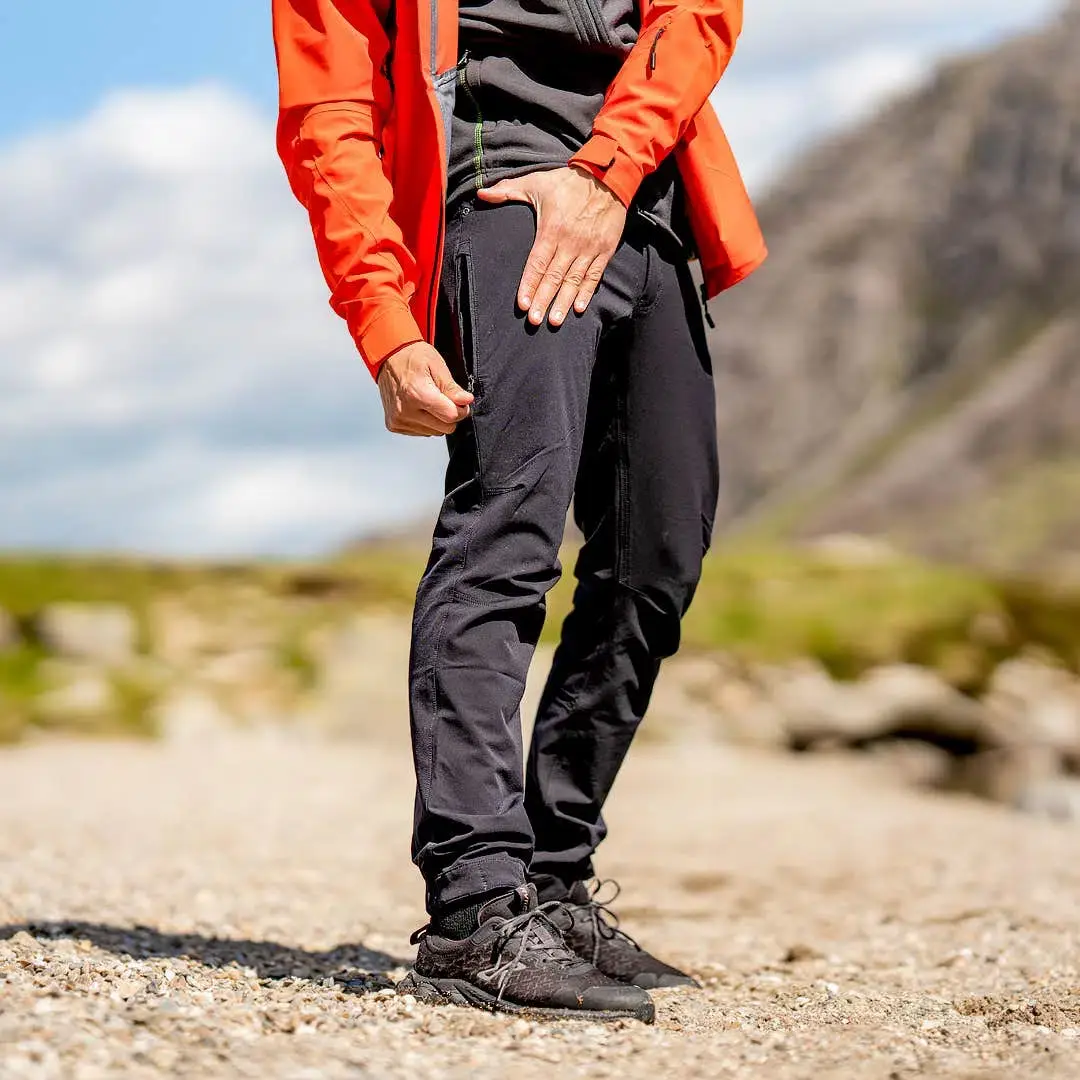 Explorer Outdoor Jeans för män, svart