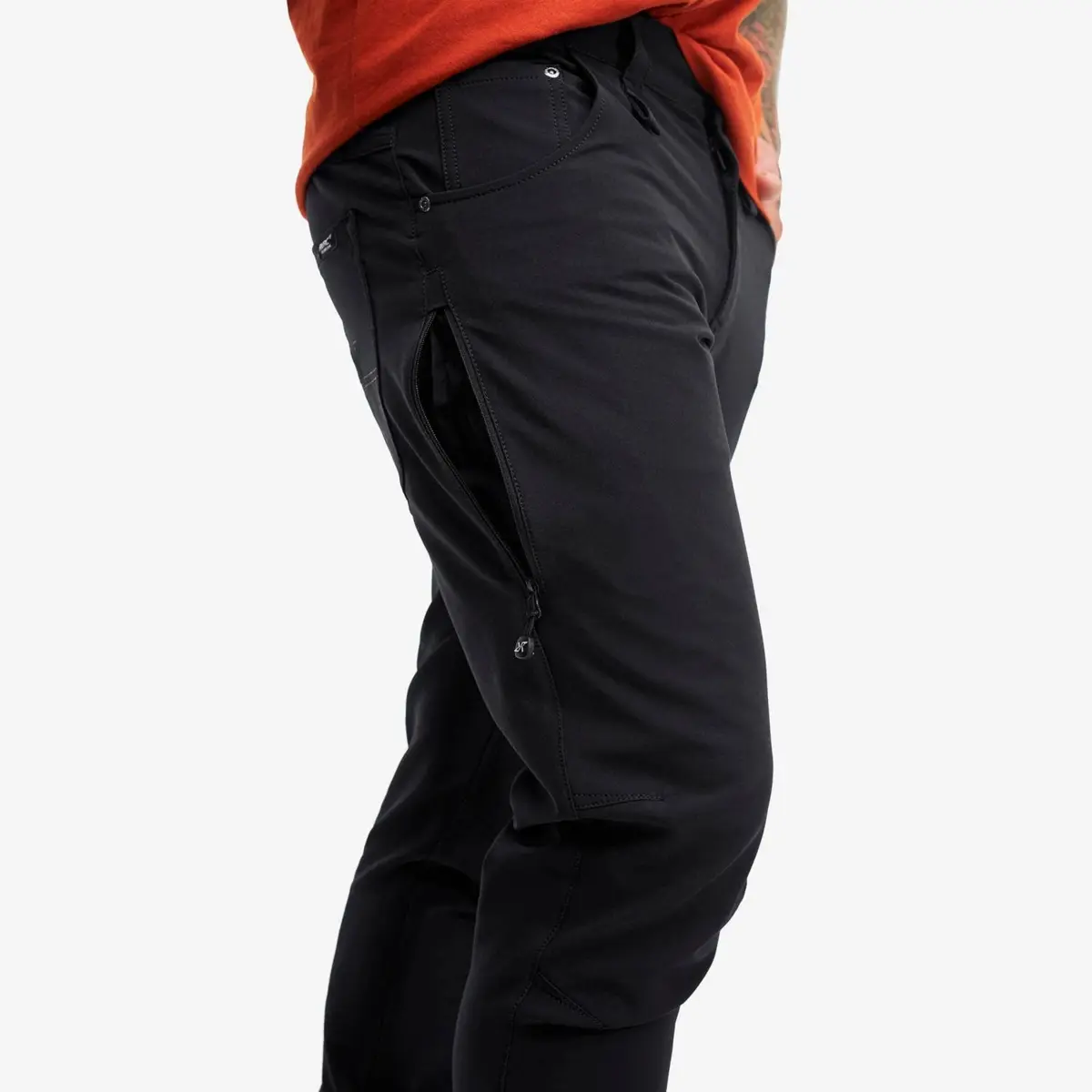 Explorer Outdoor Jeans för män, svart Explorer Outdoor Jeans för män, svart