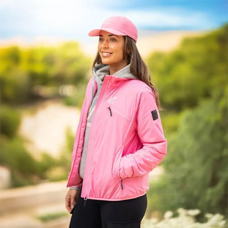 Flatter isolerad jacka för damer Sachet Pink