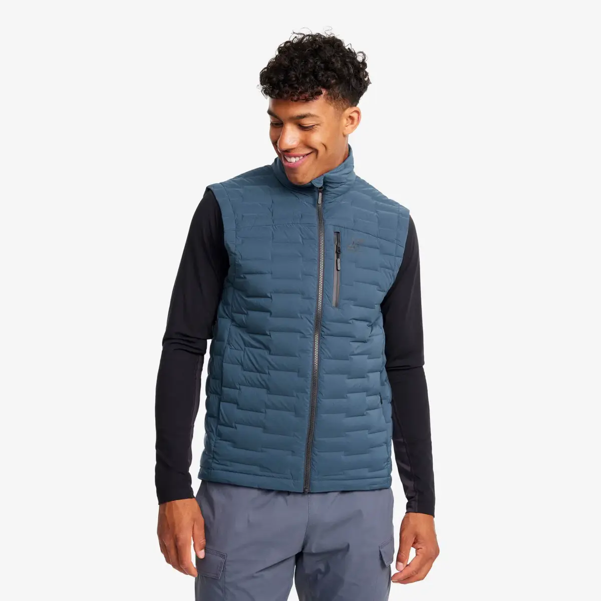 Flex Stretch Down Vest Men Moonlit Ocean