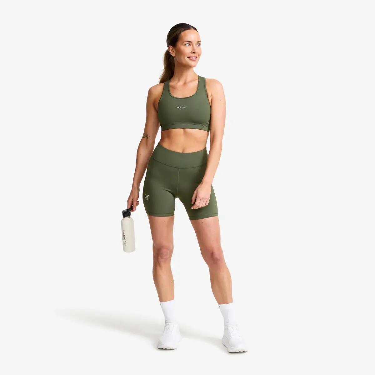 Flow högmidjade hotpants för damer Kambaba Green