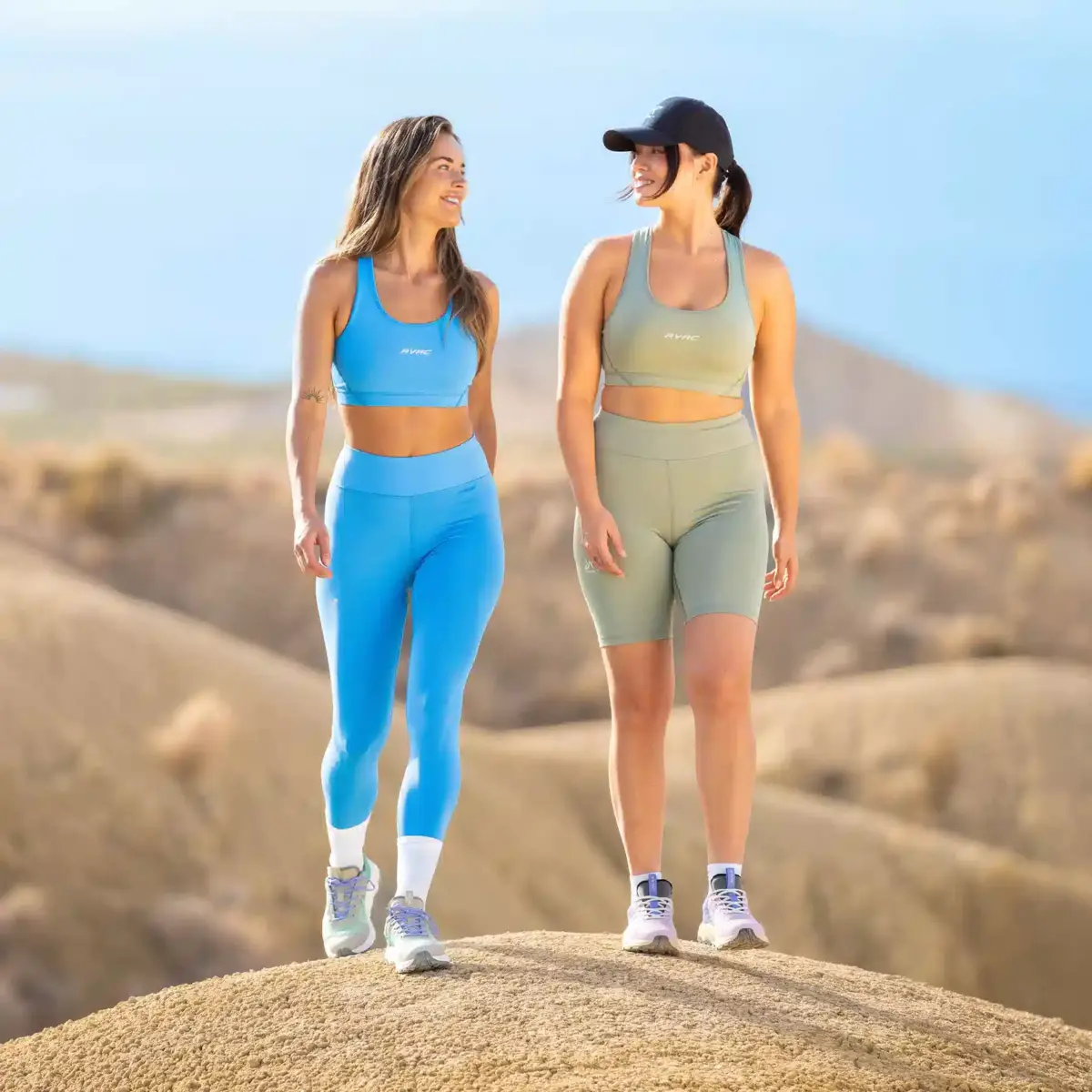 Flow högmidjade cykelshorts för damer Shadow