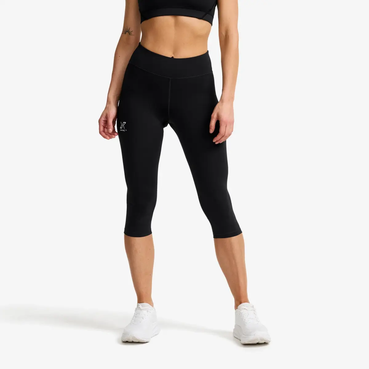 Flow High-waisted Capri Leggings Women Black
