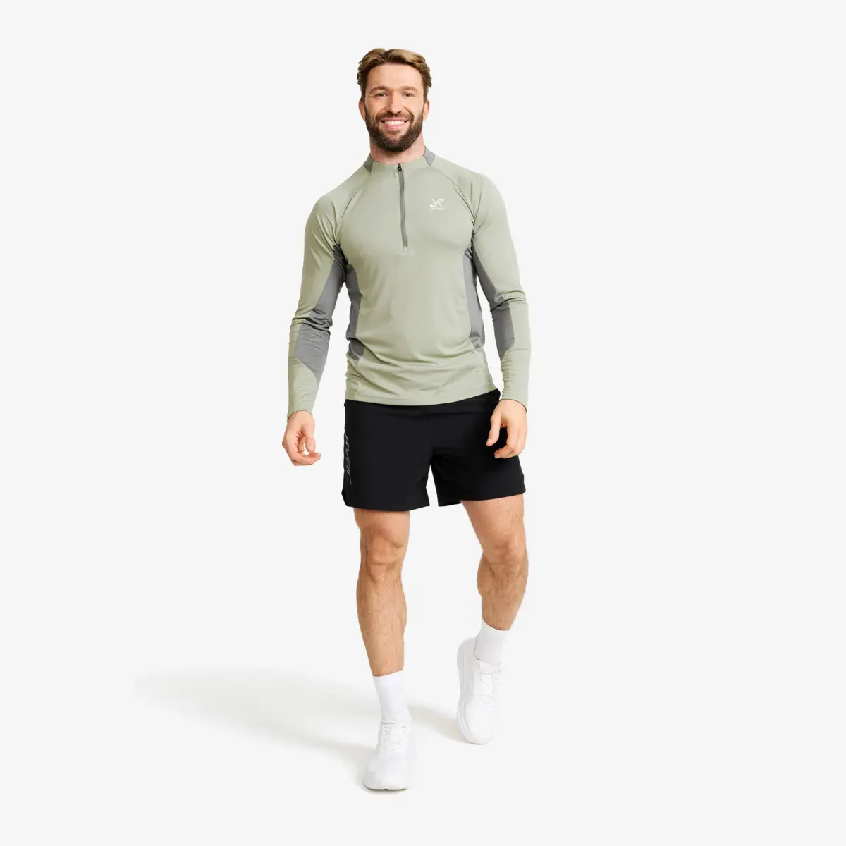 Force Light Half-zip Top Men Shadow/Castor Grey