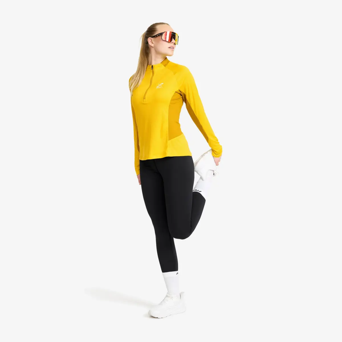 Force Light Half-zip Top Women Mango Mint/Golden Palm Force Light Half-zip Top Women Mango Mint/Golden Palm