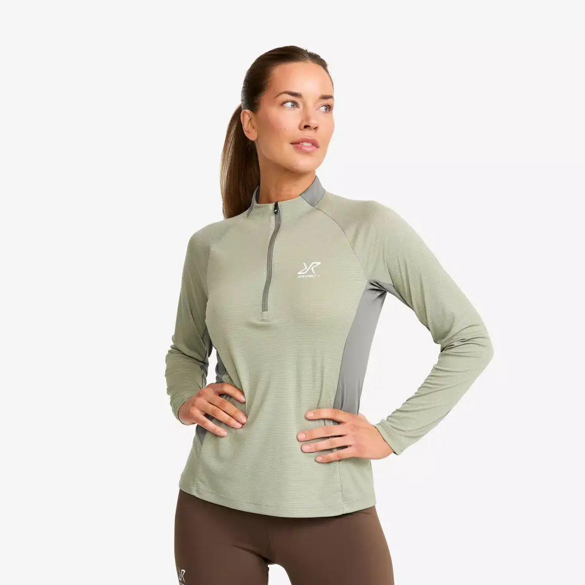 Force Light Half-zip Top Women Shadow/Castor Grey