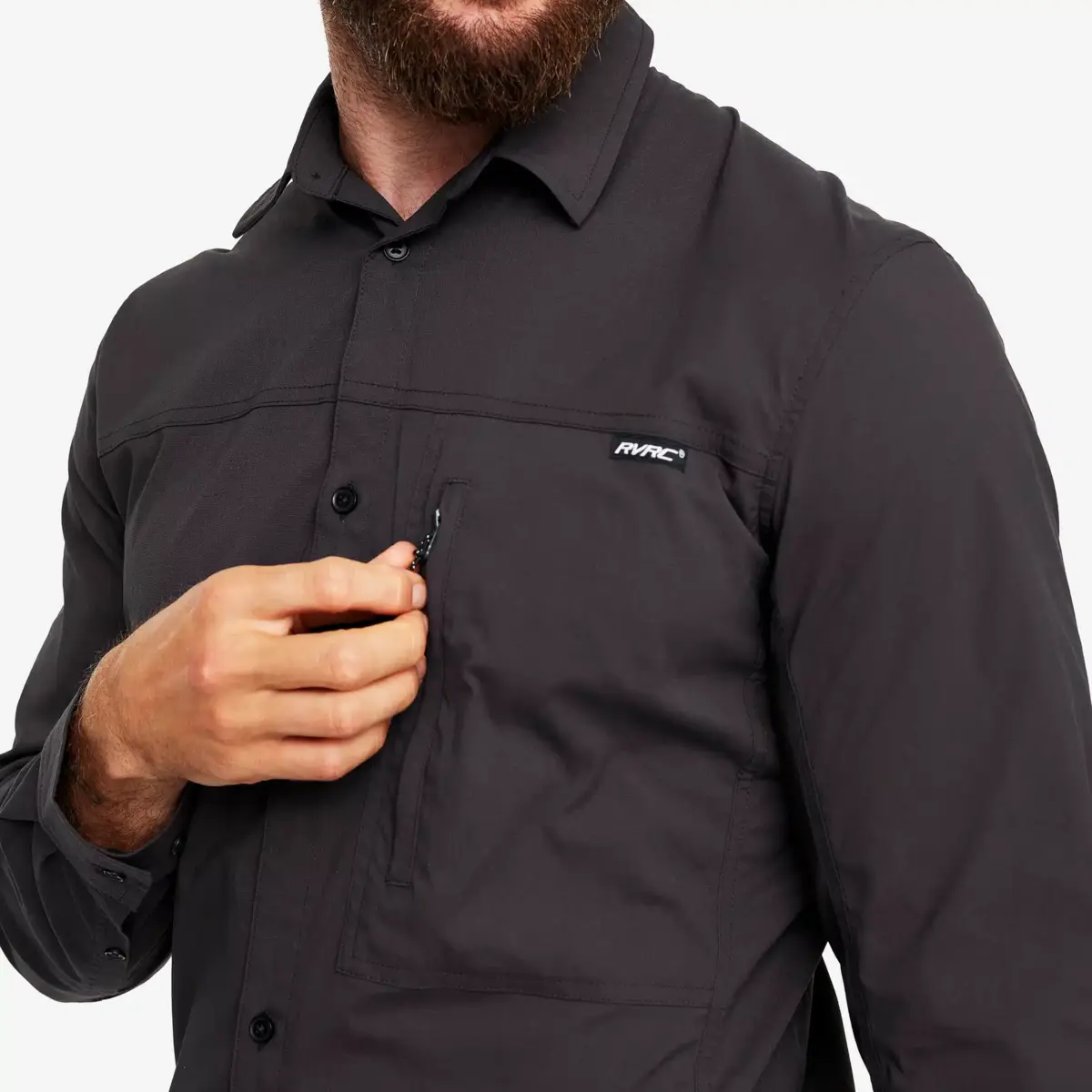 Förberedelse Stretch Shirt Men Obsidian Förberedelse Stretch Shirt Men Obsidian