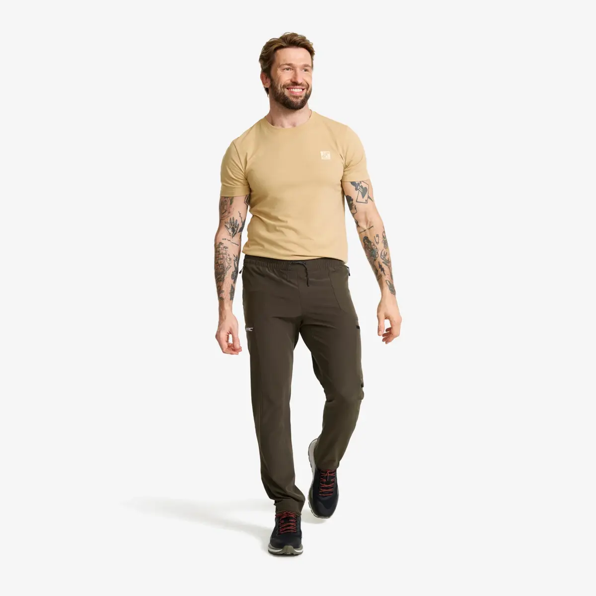 Gradient Pro UV-byxor för män, mossgrå