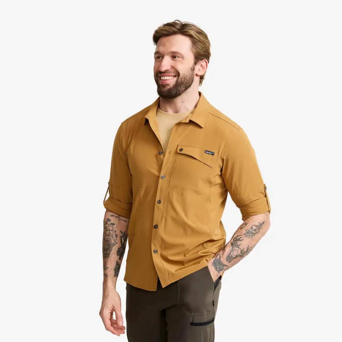 Gradient Pro UV-tröja för män, Dijon