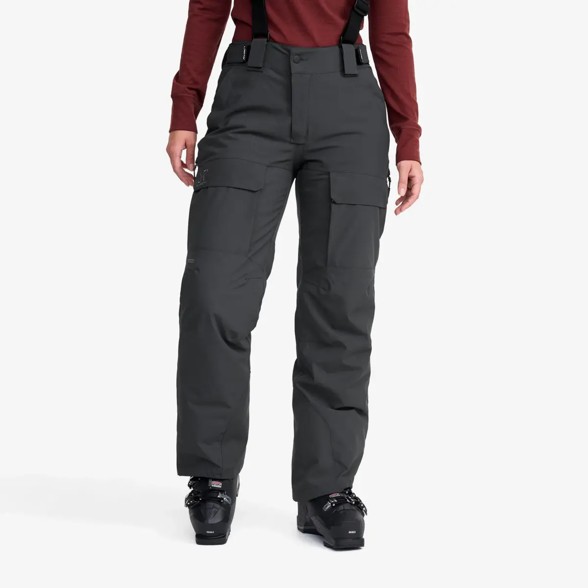 Halo 2L Insulated Ski Pants Women Anthracite