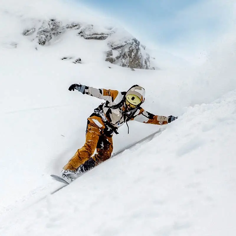 Halo 2L isolerad skidjacka för män, antracit/gummi