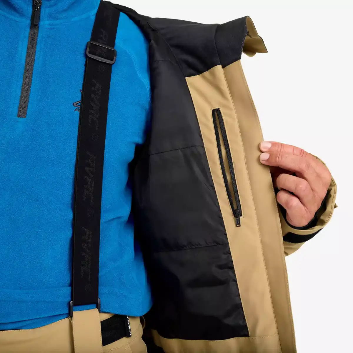 Halo 2L isolerad skidjacka för män Kelp Beige Halo 2L isolerad skidjacka för män Kelp Beige