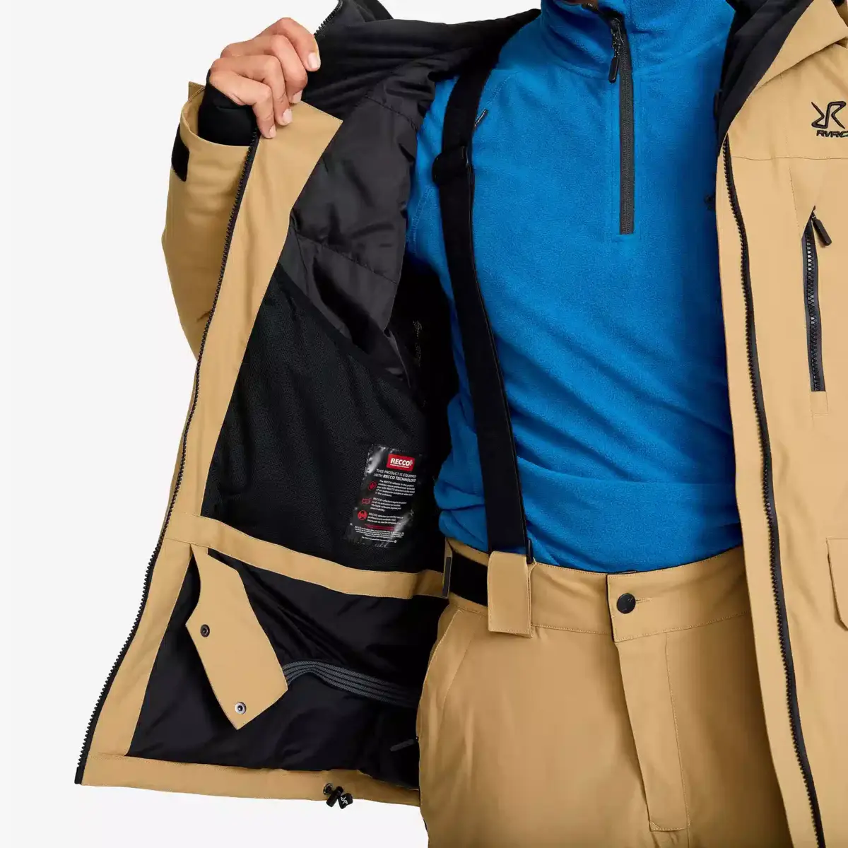 Halo 2L isolerad skidjacka för män Kelp Beige Halo 2L isolerad skidjacka för män Kelp Beige