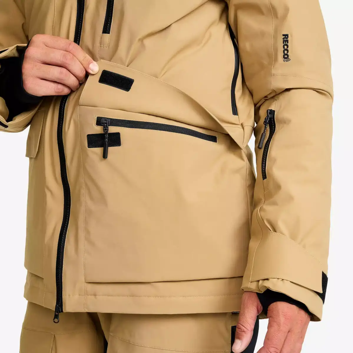 Halo 2L isolerad skidjacka för män Kelp Beige Halo 2L isolerad skidjacka för män Kelp Beige