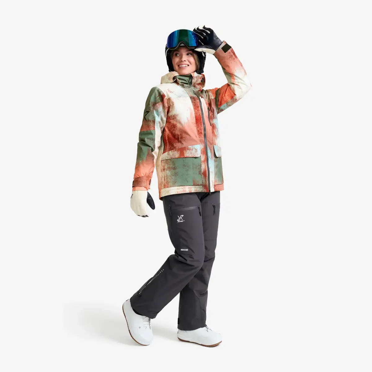 Halo 2l isolerade skidbyxor för damer, antracit Halo 2l isolerade skidbyxor för damer, antracit