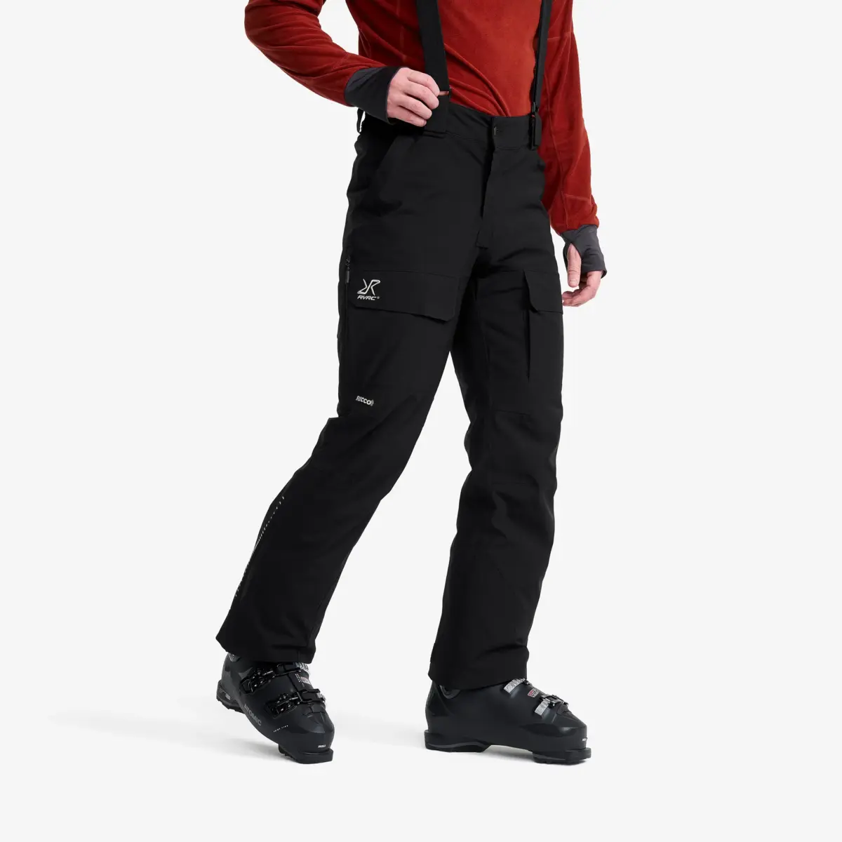 Halo 2L isolerade skidbyxor för män, svarta